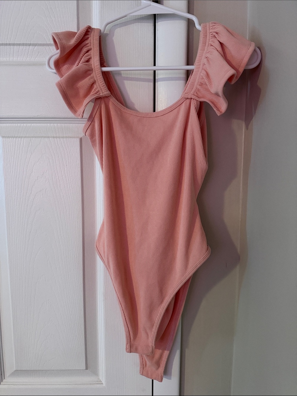 Women’s ruffed sleeve bodysuit